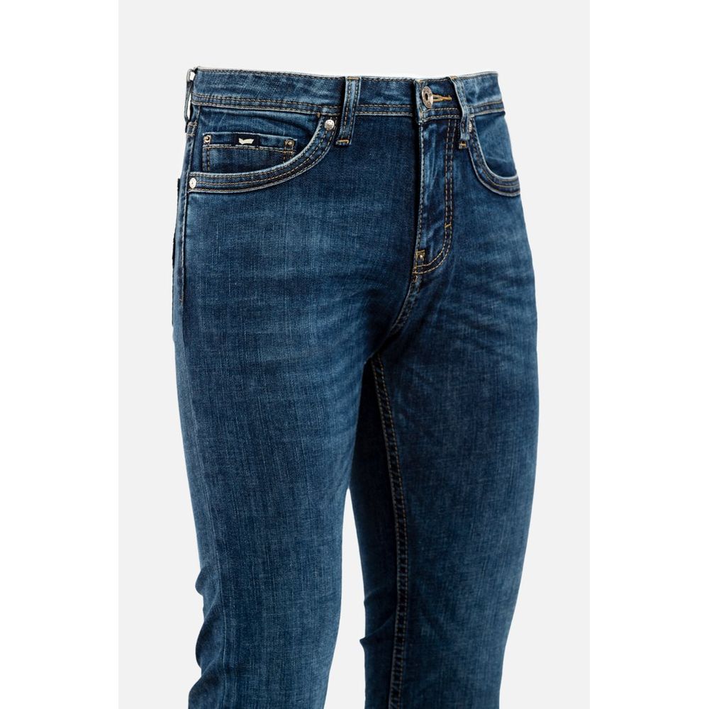 Gas Blaue Jeans aus Baumwolle im geraden Schnitt