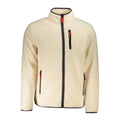 Norway 1963 Beiger Herrenpullover aus Polyester mit mehreren Taschen