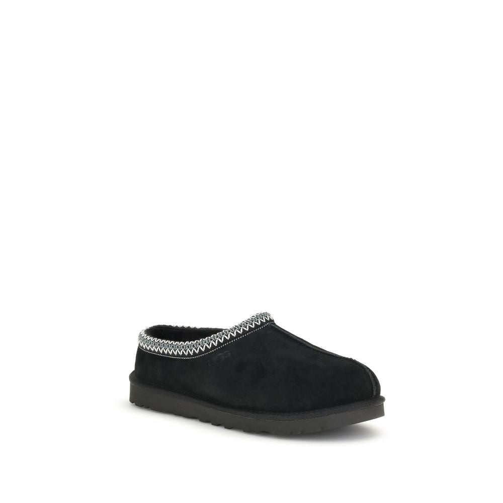 UGG Schwarzer Leder-Mokassin