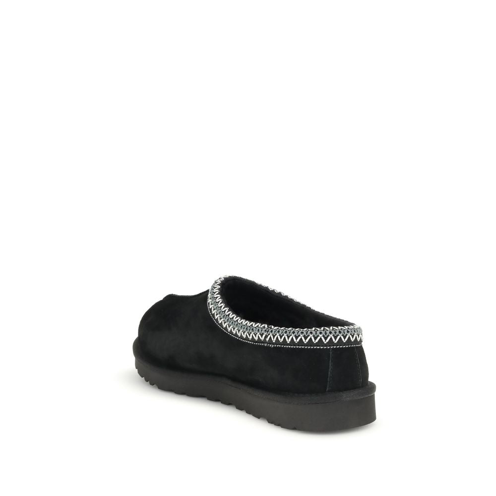 UGG Schwarzer Leder-Mokassin