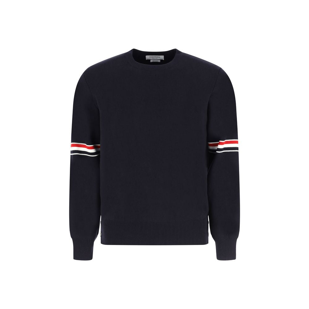 Thom Browne Blauer Baumwoll-Sweatshirt