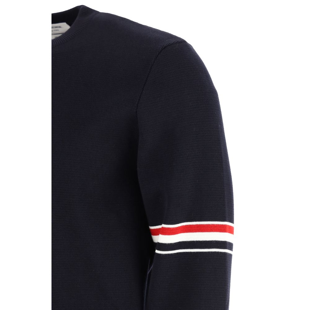 Thom Browne Blauer Baumwoll-Sweatshirt
