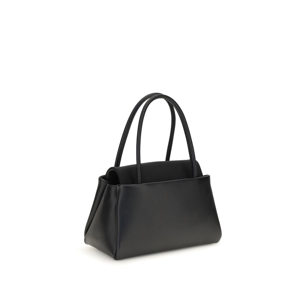 Prada Schwarze Kalbsleder Bos Taurus Handtasche