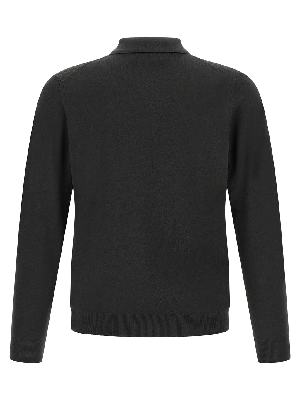 ZANONE Zweifarbige Poloshirt aus reiner Schurwolle