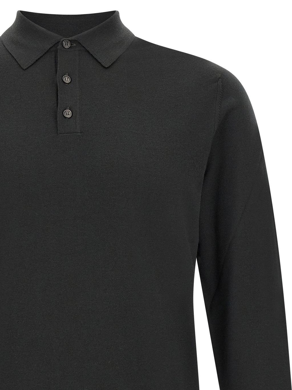 ZANONE Zweifarbige Poloshirt aus reiner Schurwolle