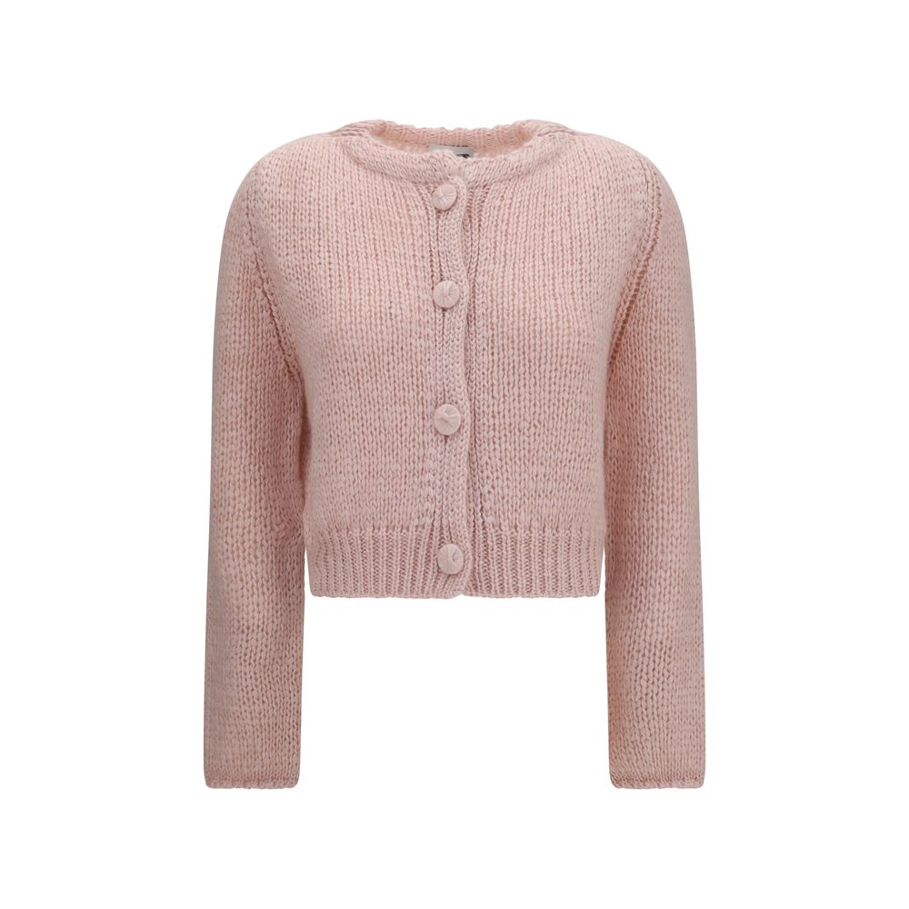 Forte_Forte Mehrfarbige Seidenstrickjacke
