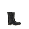 Valentino Garavani Schwarze Ankle Boots aus Kalbsleder Bos Taurus