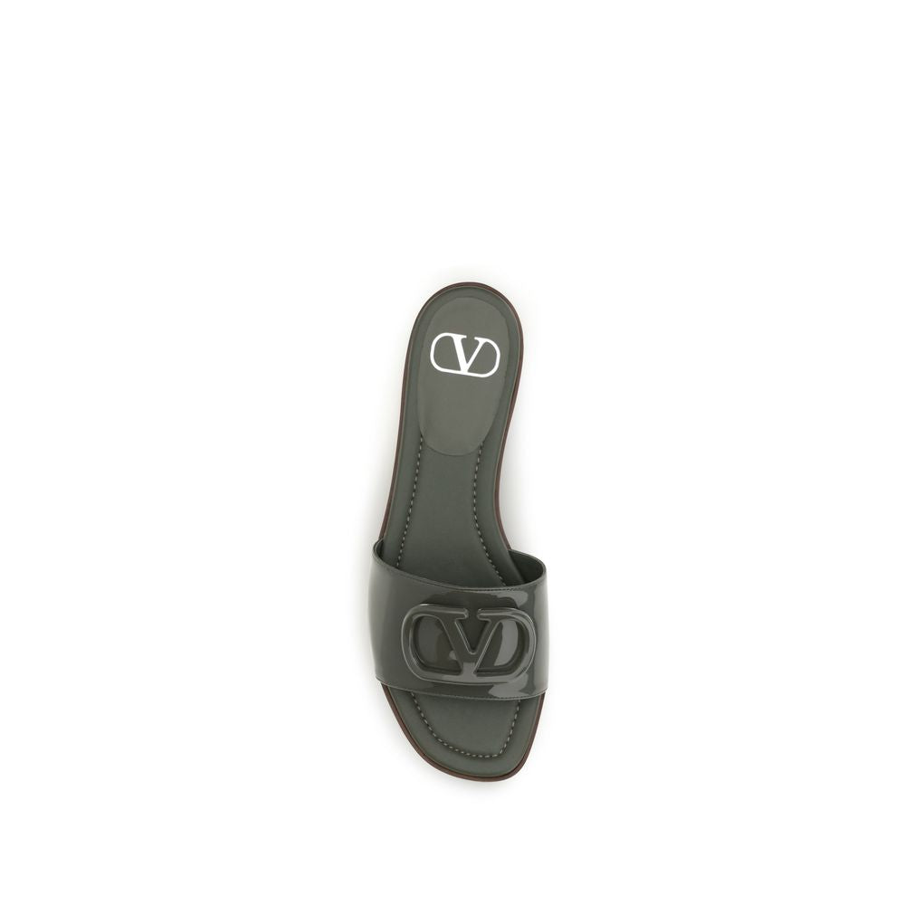 Valentino Garavani Zweifarbige Sandalen aus Kalbsleder Bos Taurus