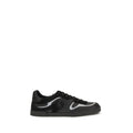 Dolce & Gabbana Schwarze Bos Taurus Kalbsleder-Sneakers