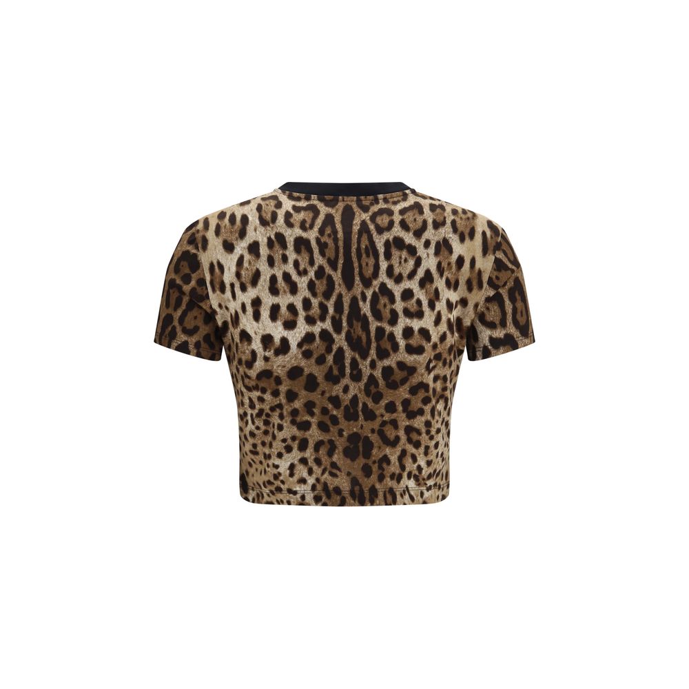 Dolce & Gabbana Beiges Baumwoll-T-Shirt