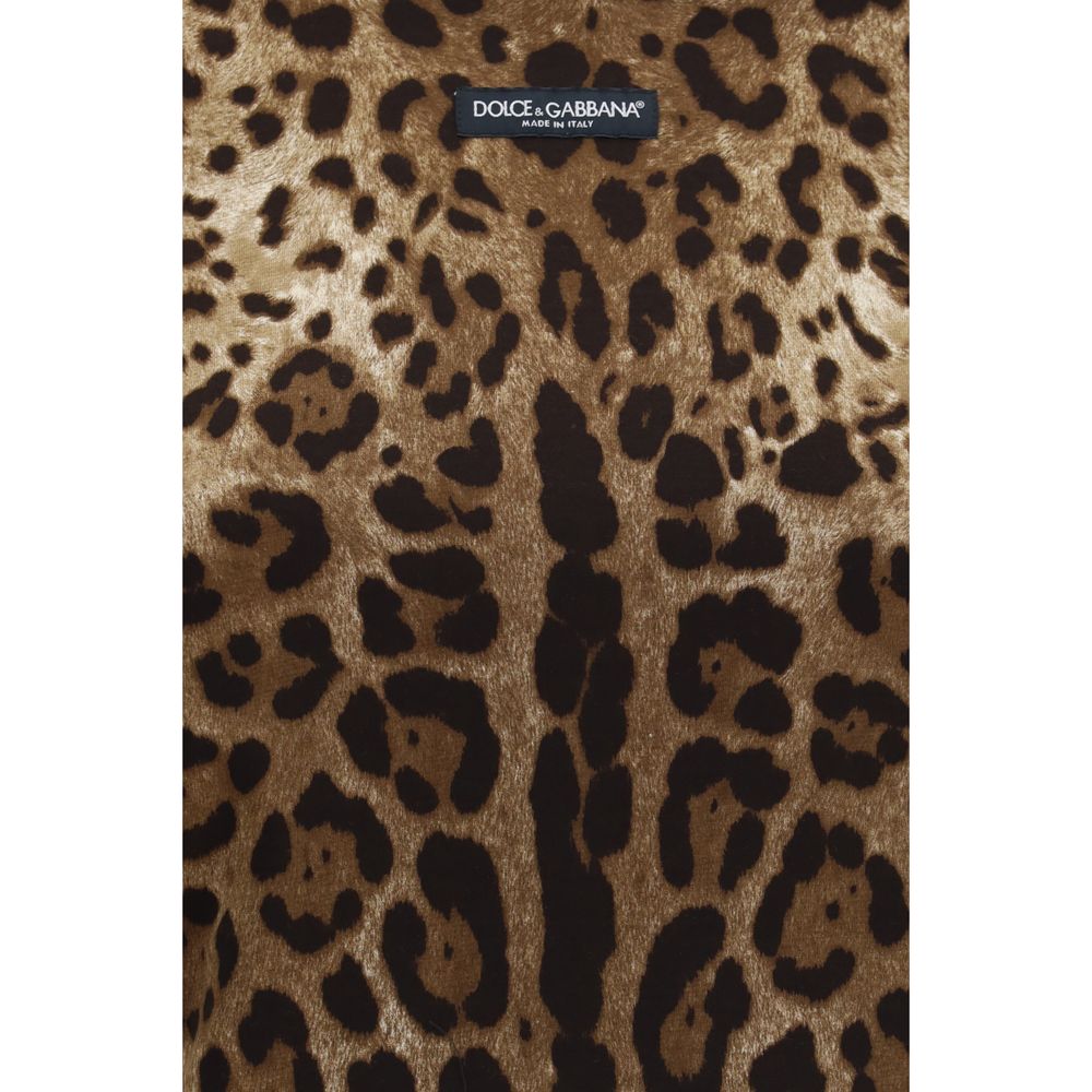 Dolce & Gabbana Beiges Baumwoll-T-Shirt