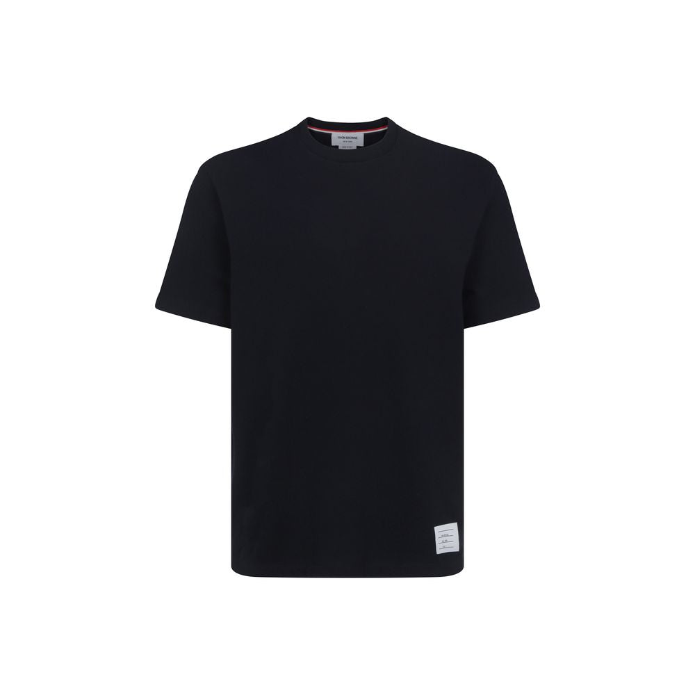 Thom Browne Blaues Baumwoll-T-Shirt