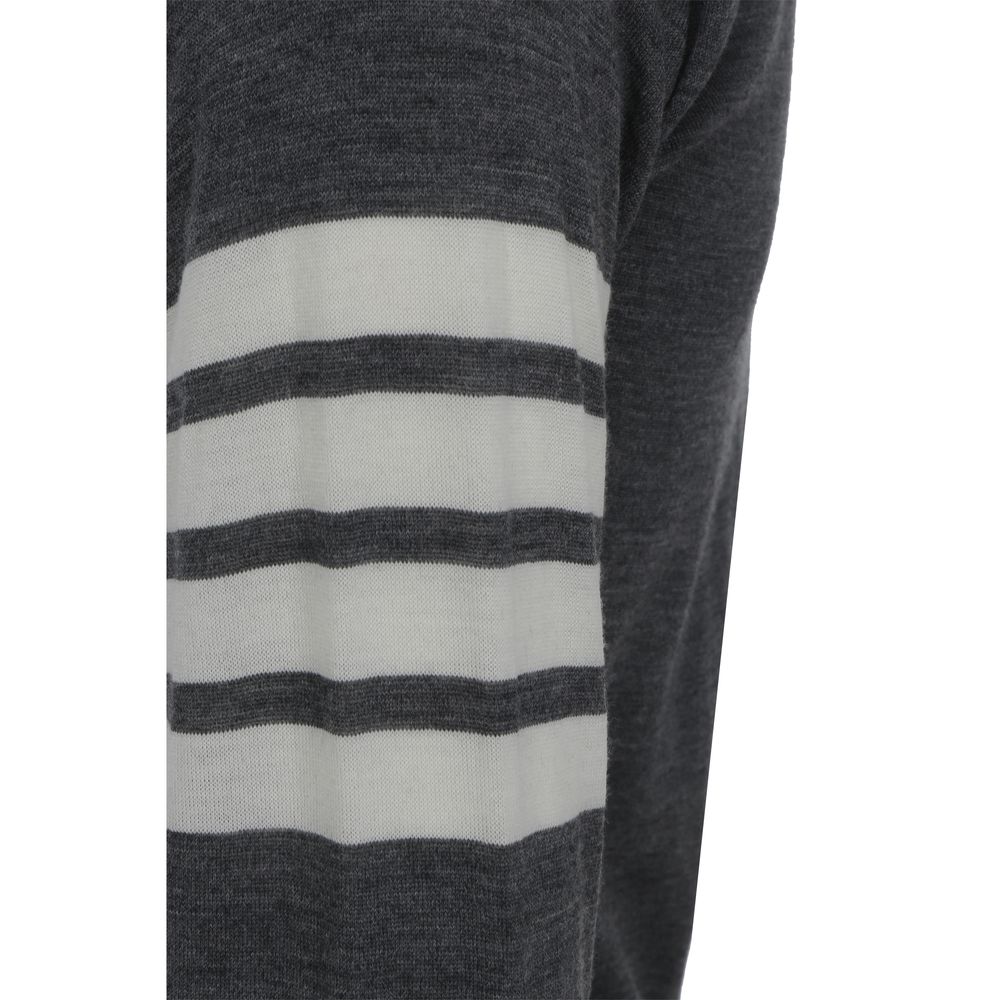 Thom Browne Grauer Woll Cardigan Ovis Aries