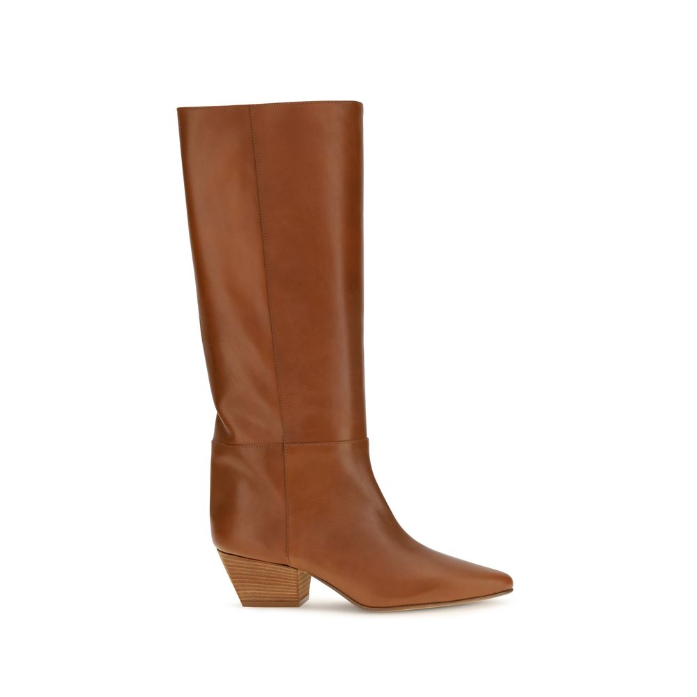 Forte_Forte Braune Ankle Boots aus Kalbsleder Bos Taurus