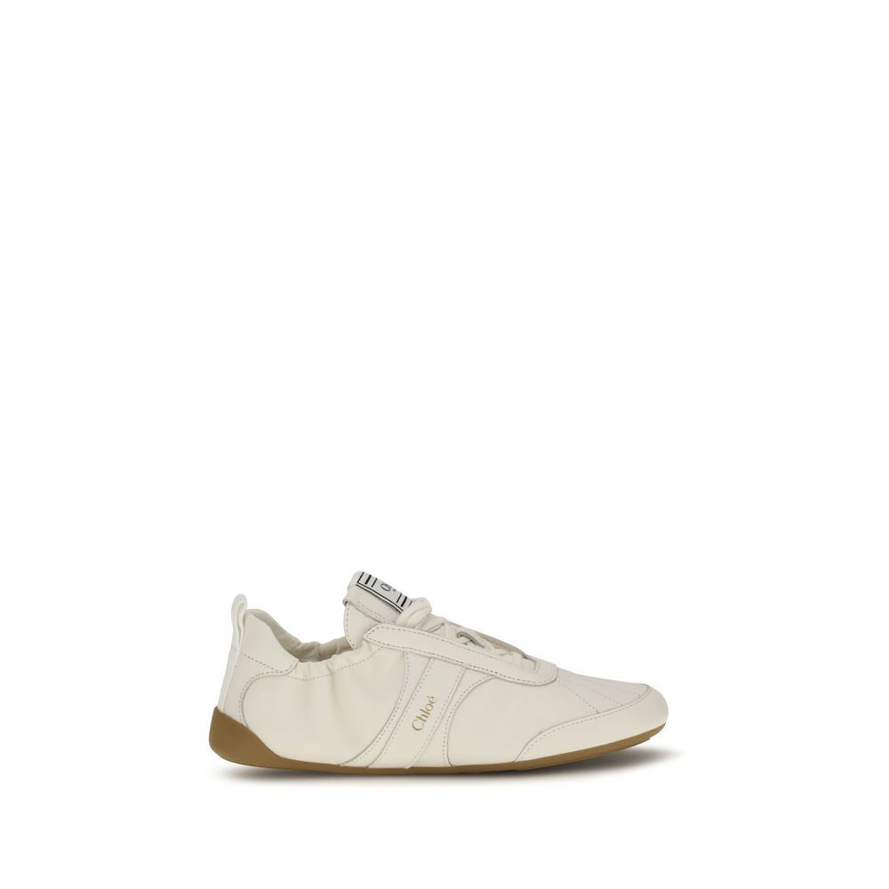 Chloé Beige Stoff-Sneaker