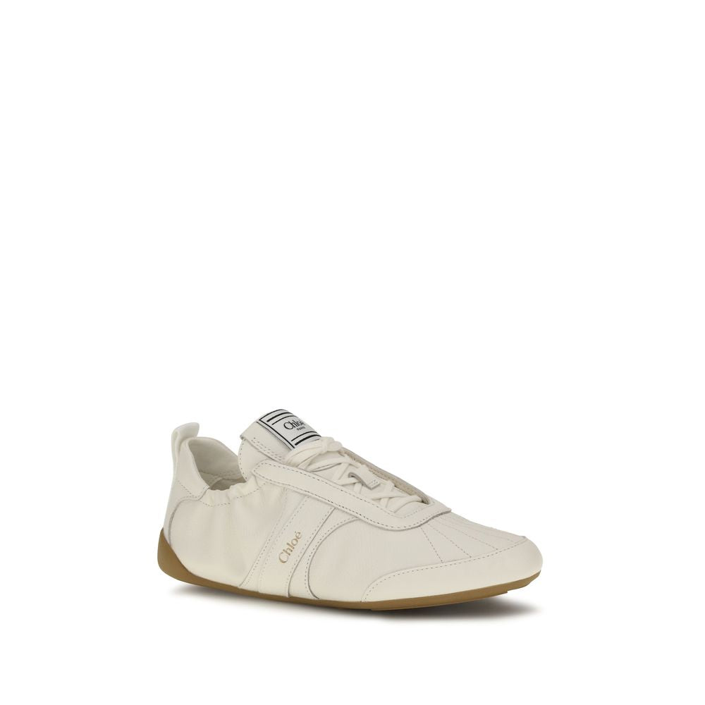 Chloé Beige Stoff-Sneaker