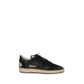 Golden Goose Schwarze Bos Taurus Kalbsleder Low-Top-Sneaker