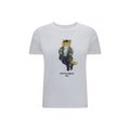 Maison Kitsuné Weißes Baumwoll-T-Shirt