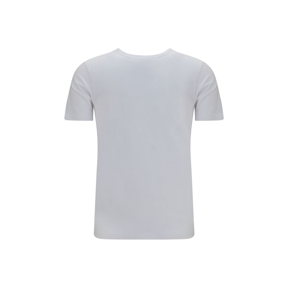 Maison Kitsuné Weißes Baumwoll-T-Shirt