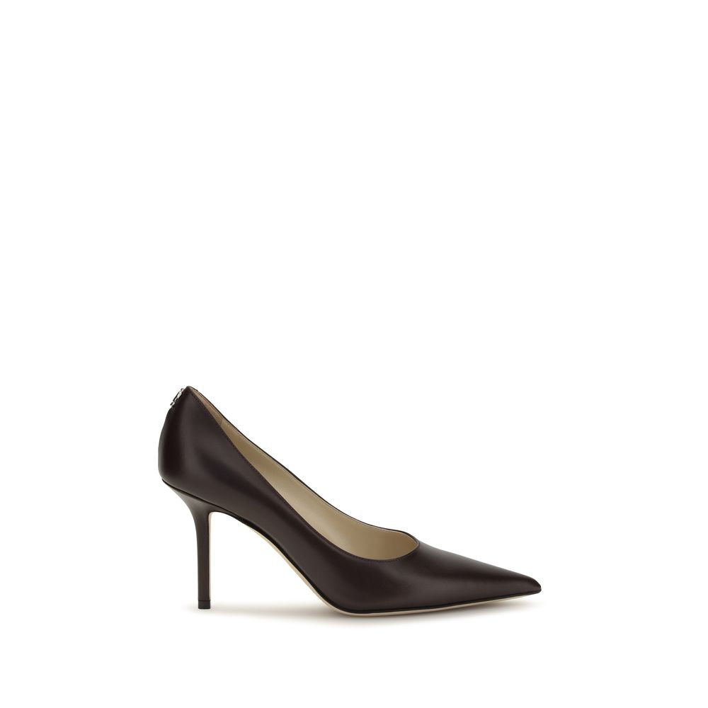 Jimmy Choo Braune Kalbsleder Bos Taurus High Heel Pumps