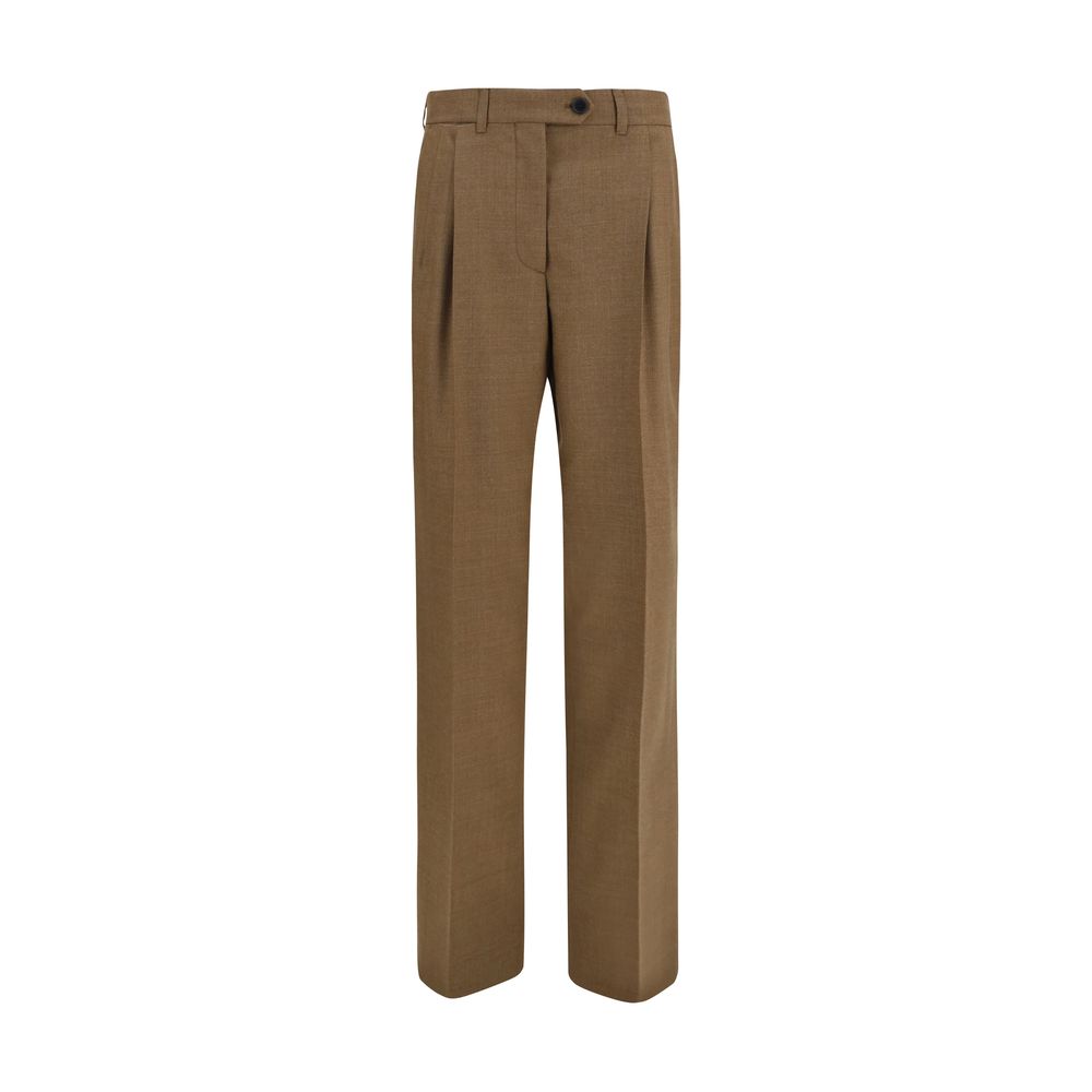 Prada Braune Hose Aries aus Wolle