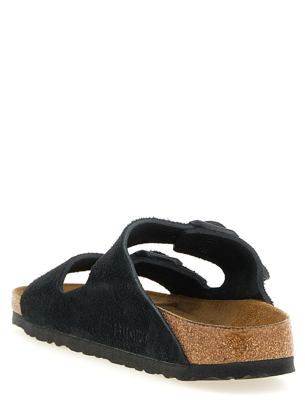 Birkenstock Schwarze Kalbsleder-Slipper