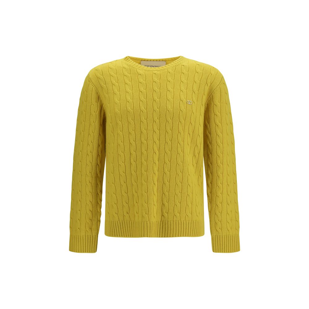 Valentino Garavani Zweifarbiger Kaschmirpullover