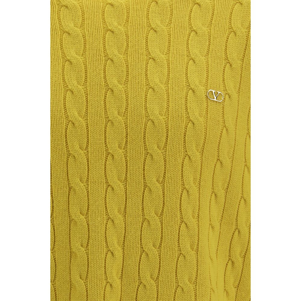 Valentino Garavani Zweifarbiger Kaschmirpullover