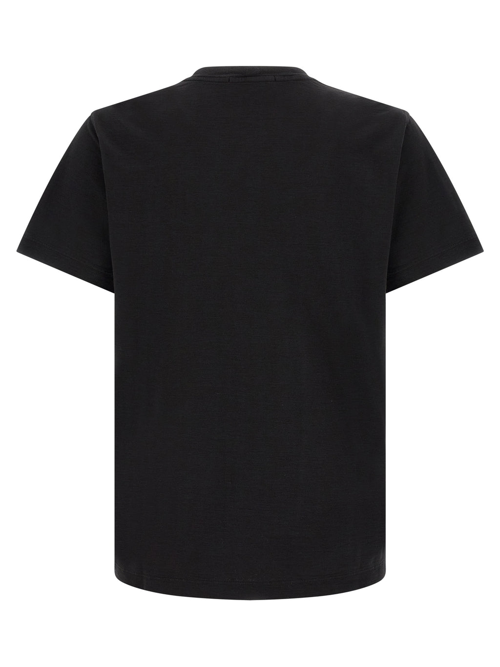 Stone Island Schwarzes Baumwoll-T-Shirt