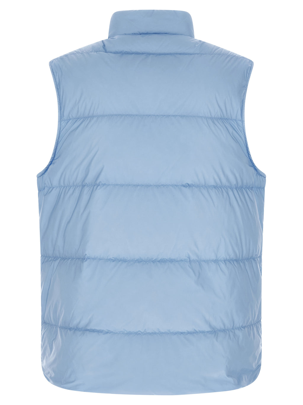Moncler Blaue Ärmellose Jacke aus Polyamid