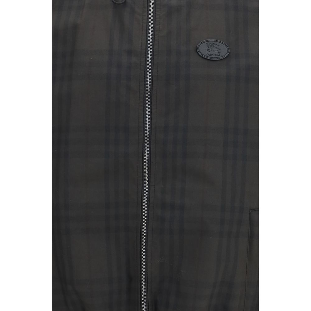 Burberry Baumwoll-Jacke in Braun