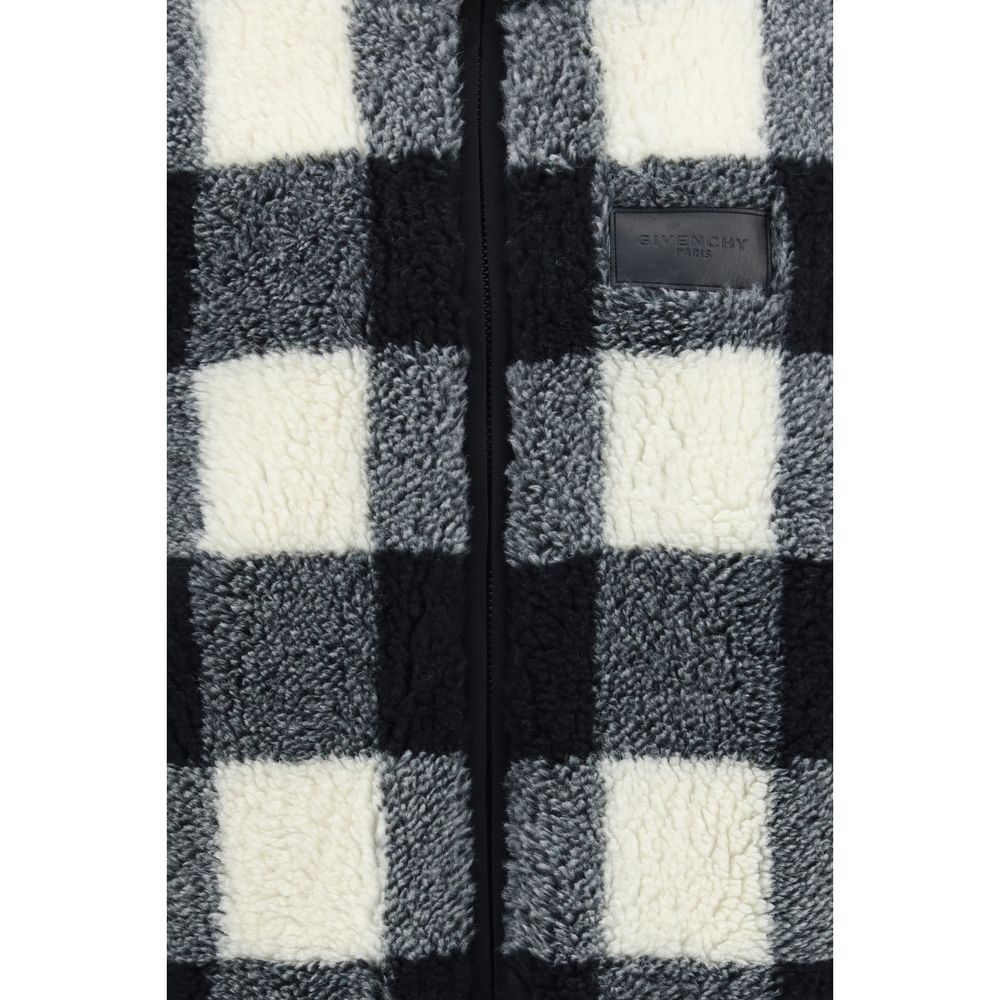 Givenchy Graue Polyester-Jacke in voller Länge