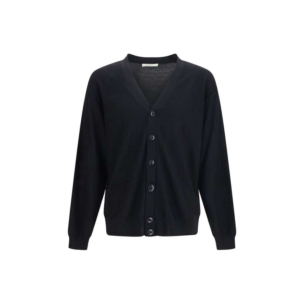 Lemaire Strickjacke aus schwarzer Wolle Oves Aries