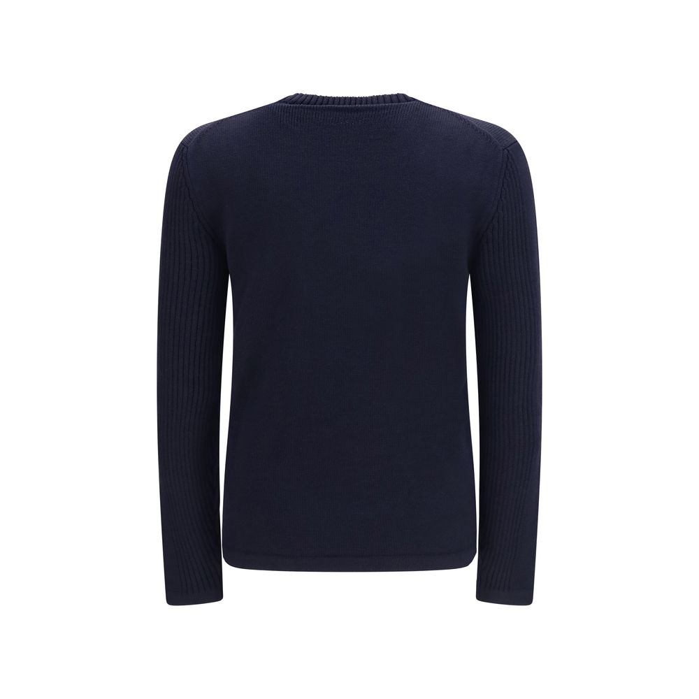 Prada Blauer Wollpullover Oves Aries