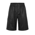 Trussardi Jeans Schwarze Herren-Shorts aus Polyester