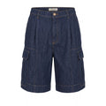 Trussardi Jeans Herren-Shorts aus blauem Baumwollmix