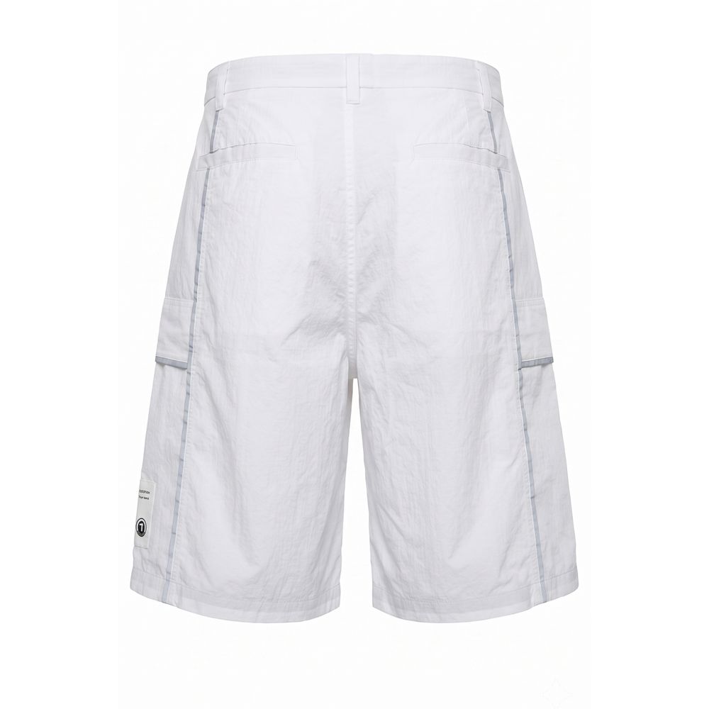 Trussardi Jeans Weiße Herren-Shorts aus Polyamid