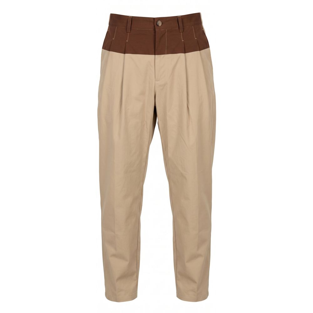 Trussardi Jeans Beige Baumwollhose für Herren