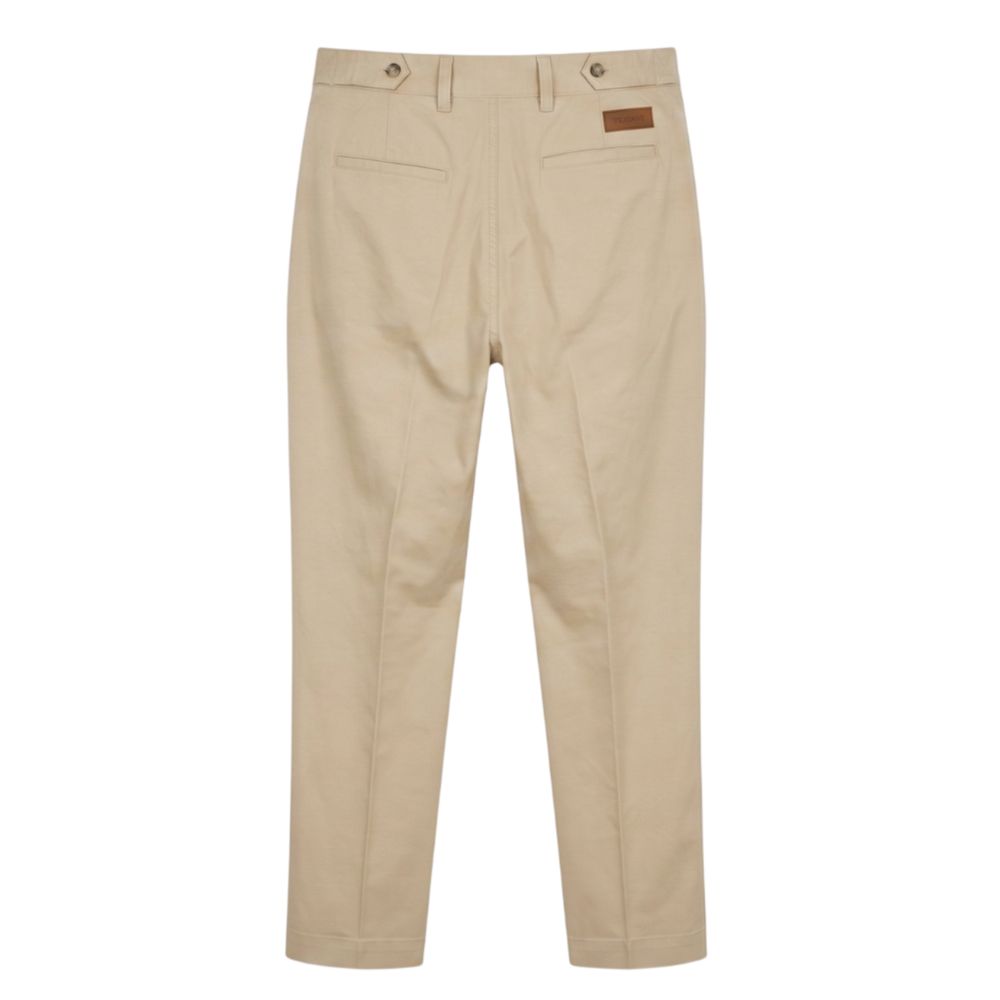 Trussardi Jeans Beige Baumwollhose für Herren