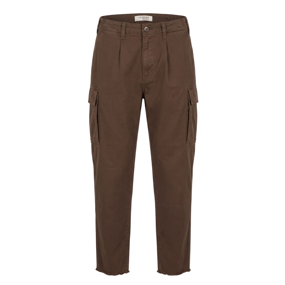 Trussardi Jeans Braune Baumwollhose für Herren