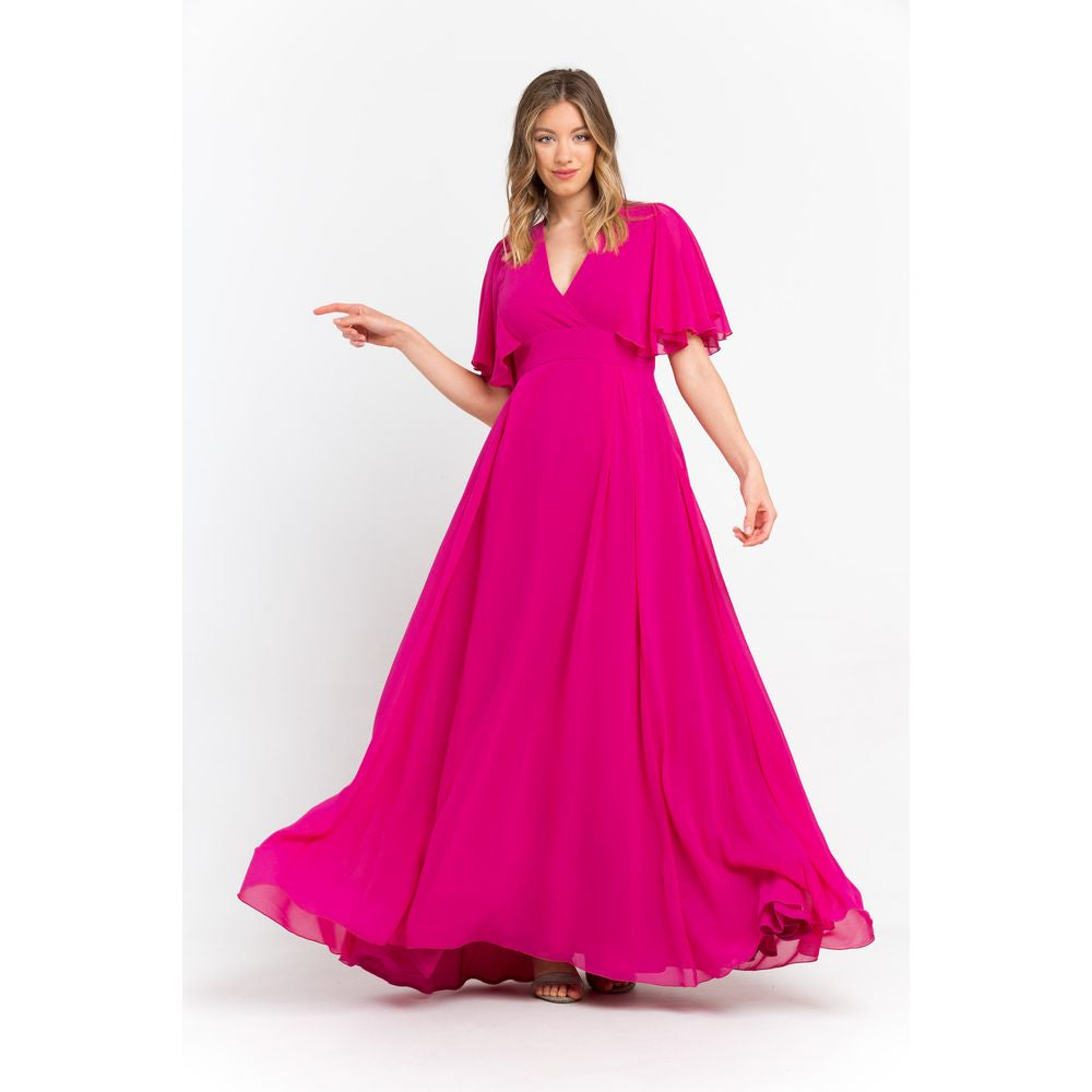 Trussardi Pink Polyester Damenkleid