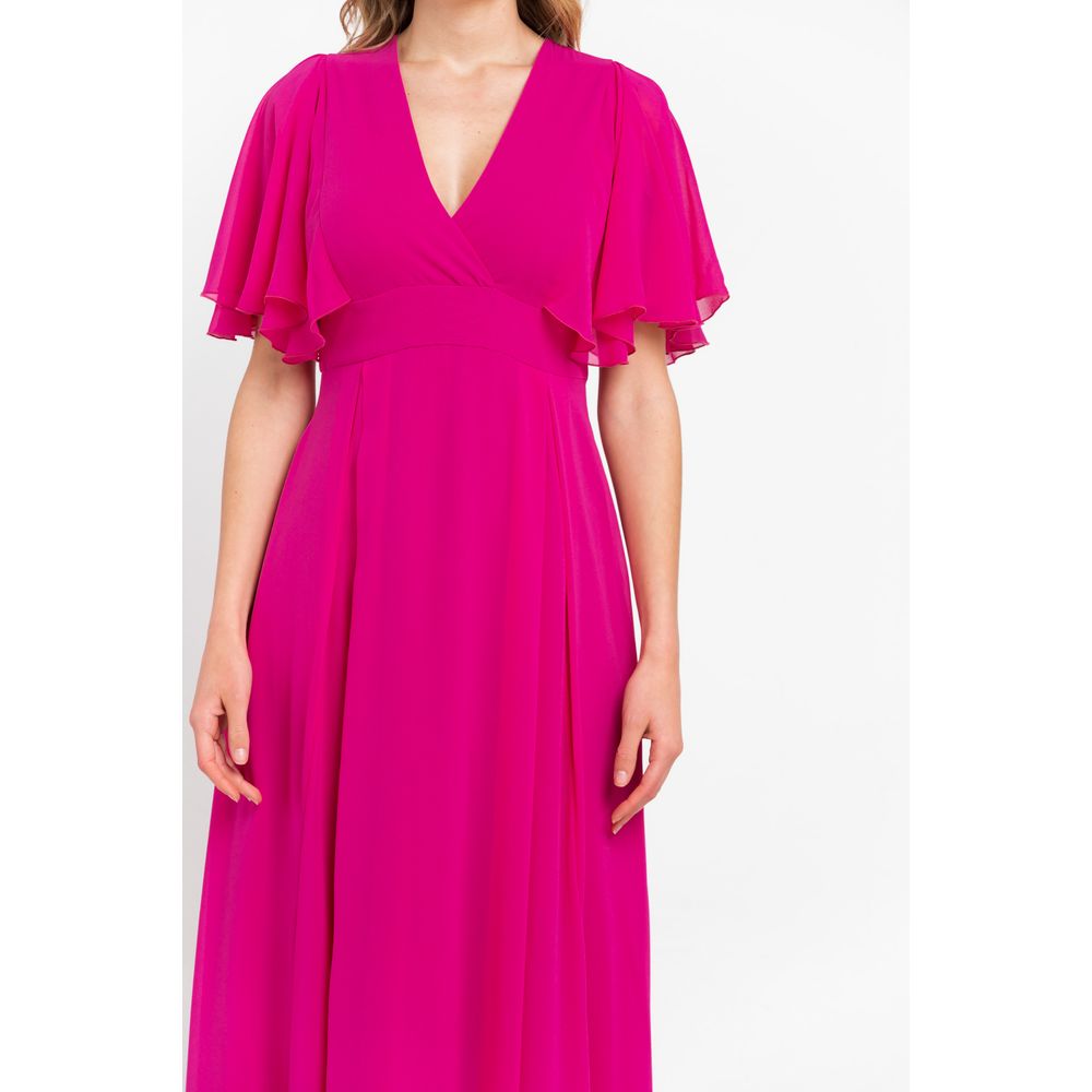 Trussardi Pink Polyester Damenkleid