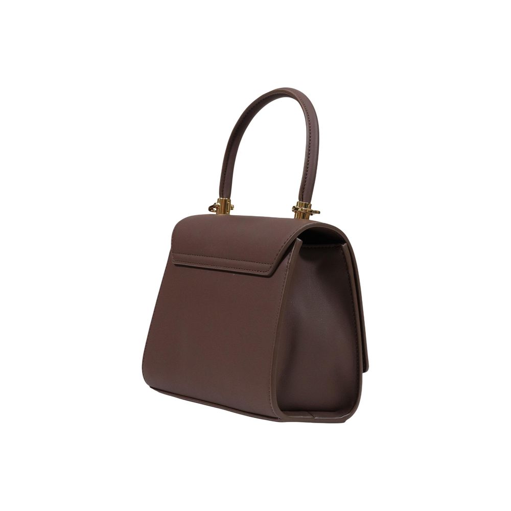 Love Moschino Braune Handtasche aus Polyethylen