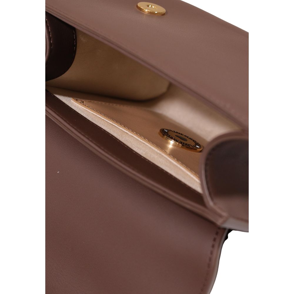 Love Moschino Braune Handtasche aus Polyethylen
