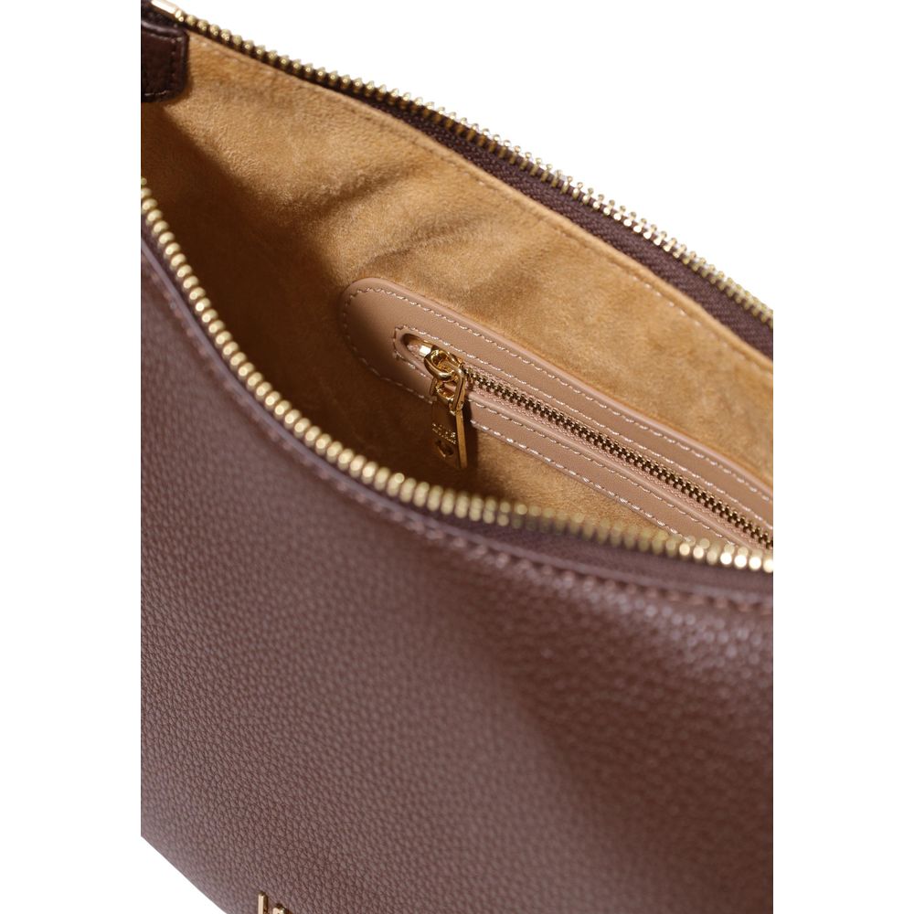 Love Moschino Braune Handtasche aus Polyethylen
