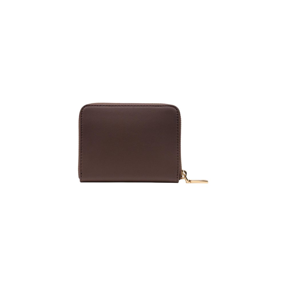 Love Moschino Braune Geldbörse aus Polyethylen