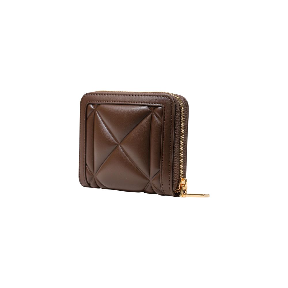 Love Moschino Braune Geldbörse aus Polyethylen