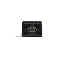 Love Moschino Schwarzes Portemonnaie aus Polyethylen