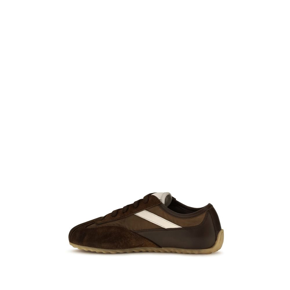 Alexander McQueen Braune Wildleder-Sneaker