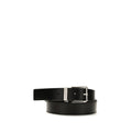 Givenchy Schwarzer Kalbsleder Bos Taurus Regular Gürtel